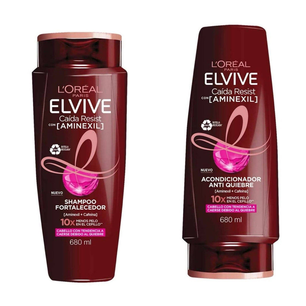 2 Pack Elvive Caída Full Resist Shampoo + aconditioner